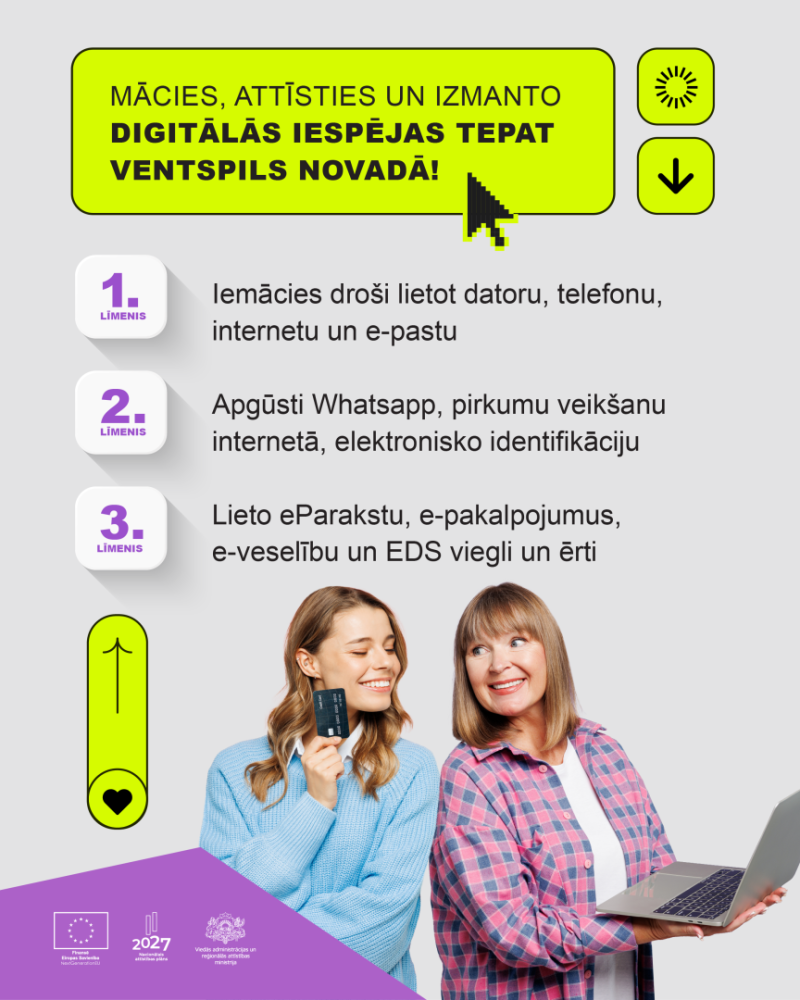 Piesakies digitālajām apmācībām 
