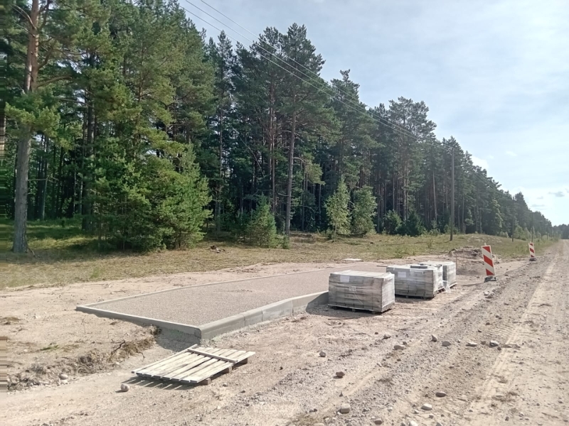 Ovīšu teritorijā notiek remontdarbi
