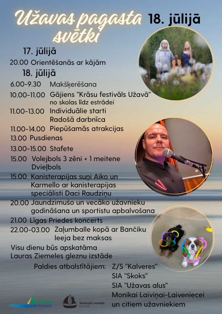Užavas pagasta svētku programma