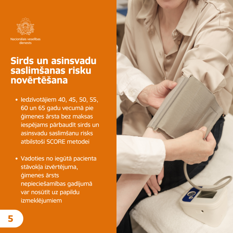 Nacionālais veselības dienests (NVD) ir apkopojis informāciju par visām valsts apmaksātajām profilaktiskajām pārbaudēm, kuras ir pieejamas Latvijas iedzīvotājiem.