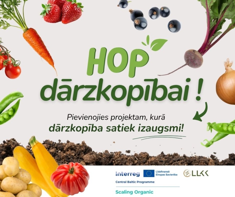 Piedalies dārzkopības projektā!
