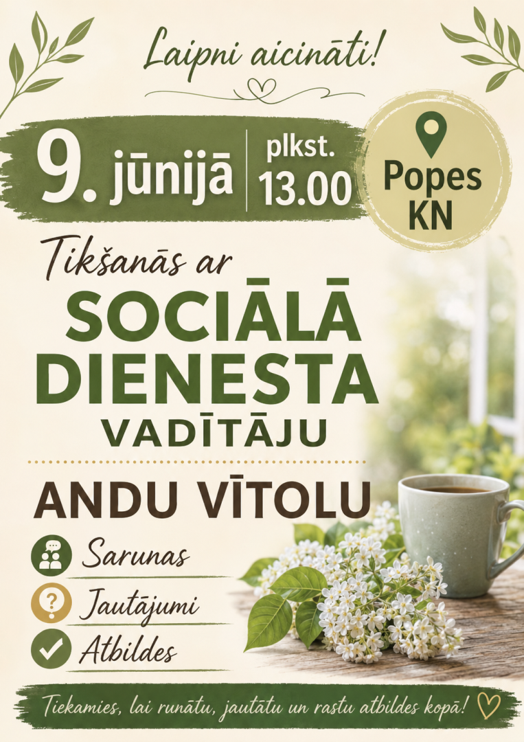 Tikšanās Popes kultūras namā