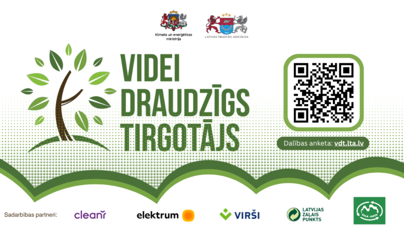 Aicina pieteikt uzņēmumus nominācijai “Videi draudzīgs tirgotājs”