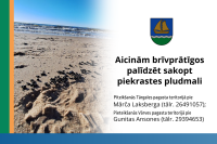 Aicinām brīvprātīgos palīdzēt sakopt piekrastes pludmali!