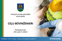 Aicina darbā ceļu būvinženieri
