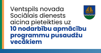 Ventspils novada  Sociālais dienests  aicina pieteikties uz 10 nodarbību apmācību programmu pusaudžu vecākiem