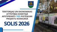 Apstiprināti trīs projekti projektu konkursā “Solis 2026”
