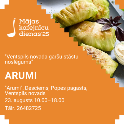 "Arumi" gaidīs viesus 23. augustā Popes pagasta Desciemā