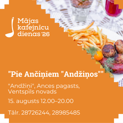 Ancē notiks Mājas kafejnīcu dienas
