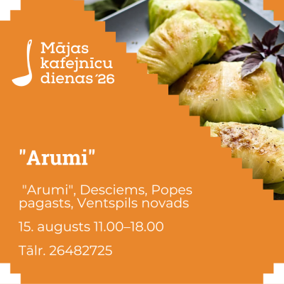 "Arumu" saimnieki viesus uzņems 15. augustā