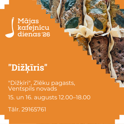 Mājas kafejnīca "Dižķīris" viesus uzņems Zlēku pagastā