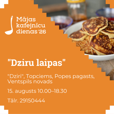 Saimnieki viesus "Dziros" uzņems 15. augustā