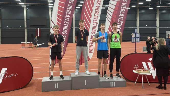 Sportisti ar medaļām