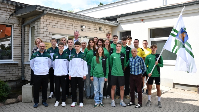 Ventspils novada sportistu delegācija