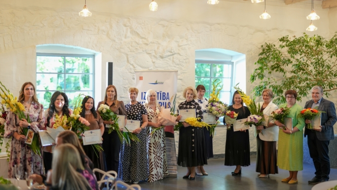 Vārves muižā tika sveikti pedagogi