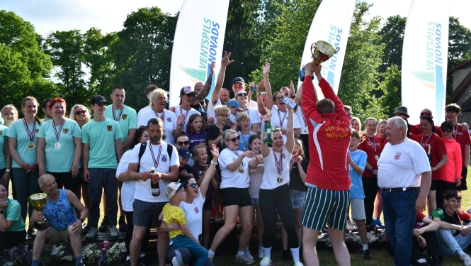 Popē aizvadīti novada sporta svētki