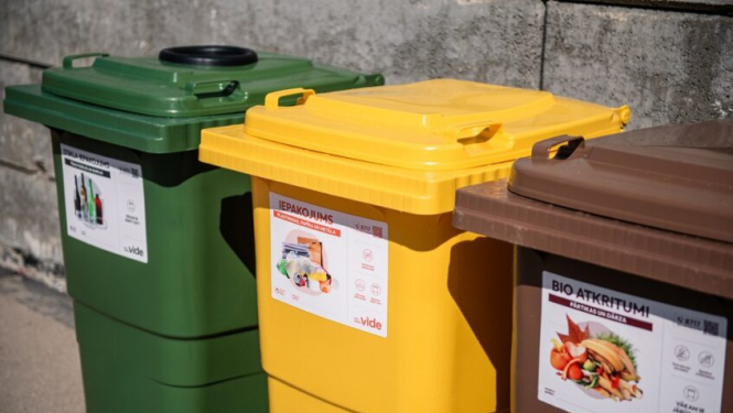 Miskastes dažādiem atkritumu veidiem
