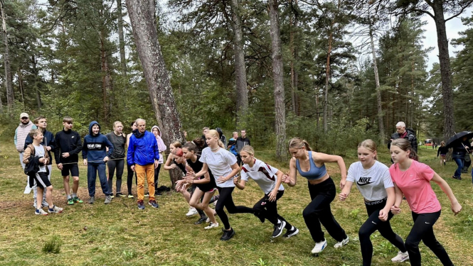 Sportisti uz starta