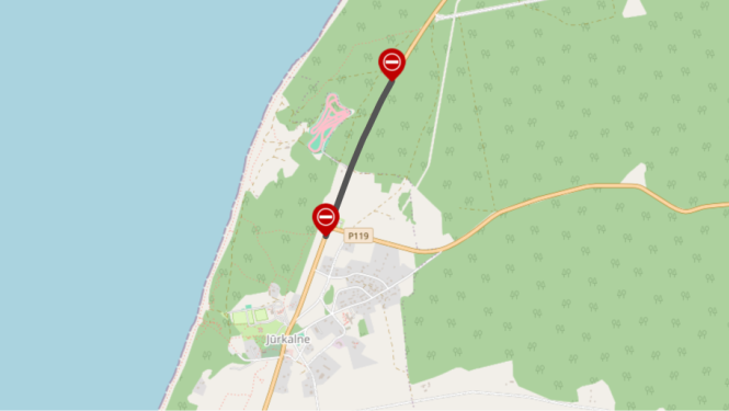 Jūrkalnes pagastā autoceļa P111 33km–34km posmā noticis ceļa satiksmes negadījums. Satiksme ir pilnībā bloķēta. ❗️ Aicinām iedzīvotājus izvēlēties apbraukšanas ceļus caur Alsungu vai Kuldīgu (autoceļu P119).