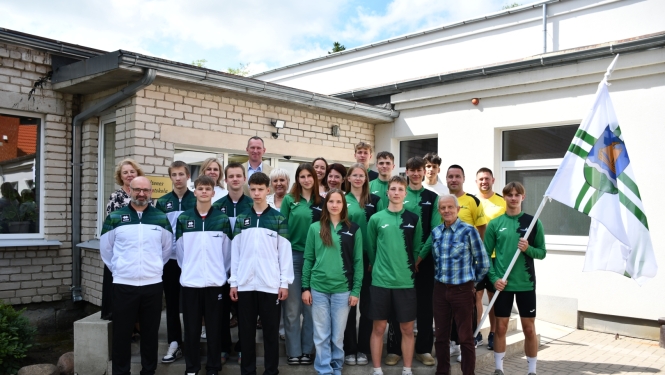 Ventspils novada sportistu delegācija