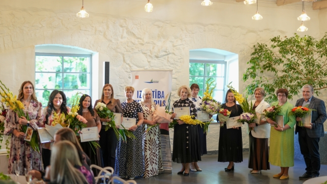 Vārves muižā tika sveikti pedagogi