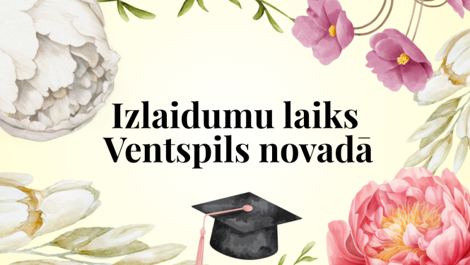 Ventspils novada skolas svinēs izlaidumus