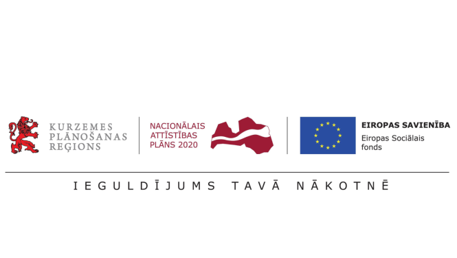 Projekta “Kurzeme visiem” logo ansamblis