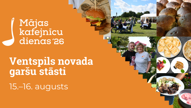 Mājas kafejnīcu dienās Ventspils novadā varēs apmeklēt 20 mājas kafejnīcas