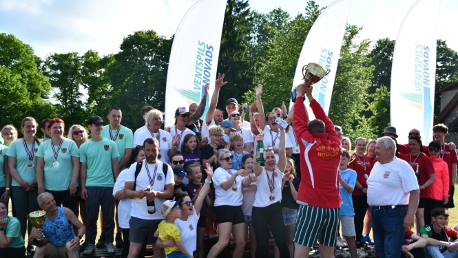Popē aizvadīti novada sporta svētki