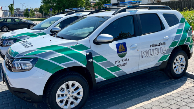 Ventspils novada pašvaldības policijas auto