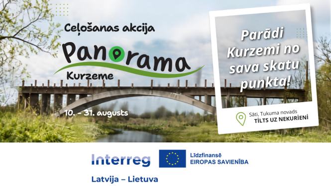 Kurzemes plānošanas reģions akcijā “Panorama Kurzeme” aicina atklāt Kurzemi no neierastiem skatu punktiem