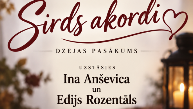 Zirās notiks dzejas pasākums