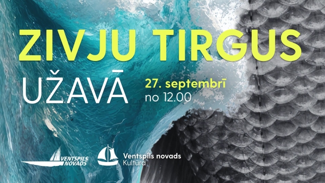 Zivju tirgus Užavā 27. septembrī