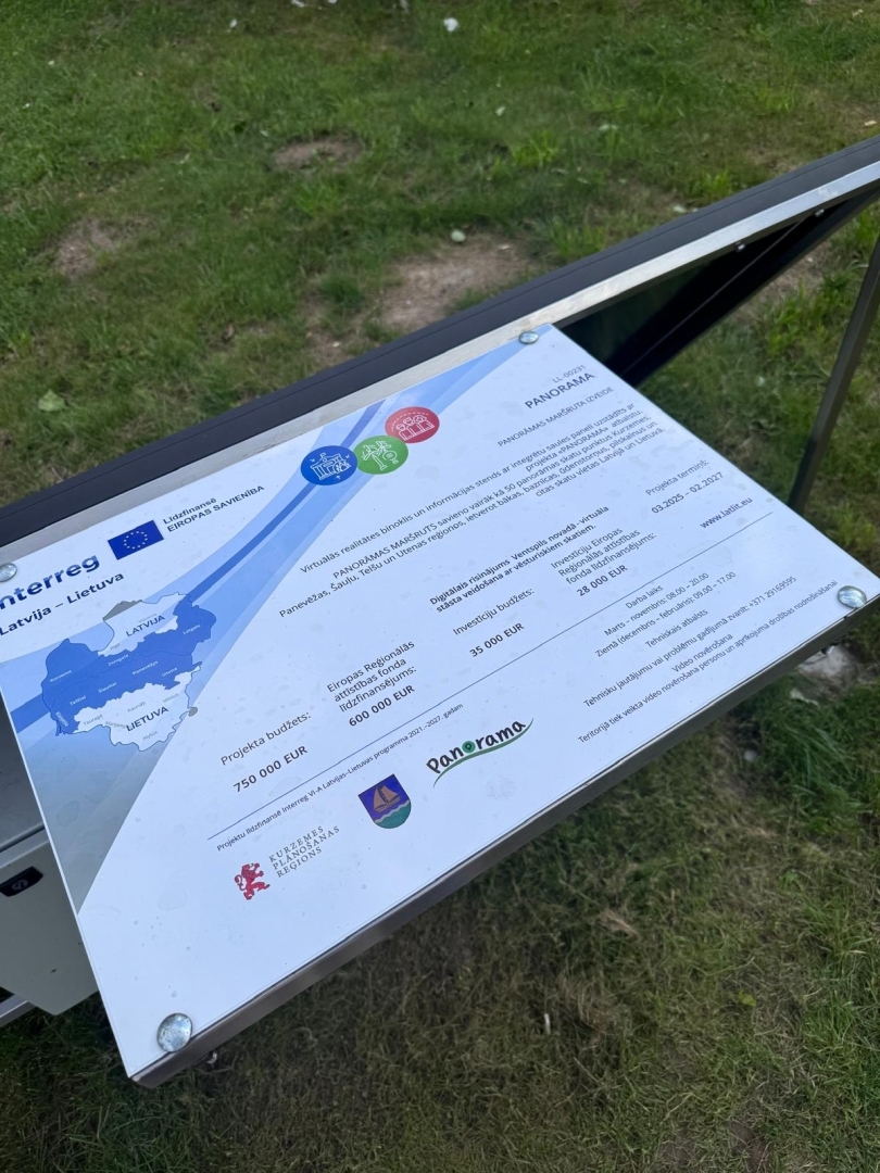 Ventspils novadā izveidots jauns panorāmas maršruta apskates punkts