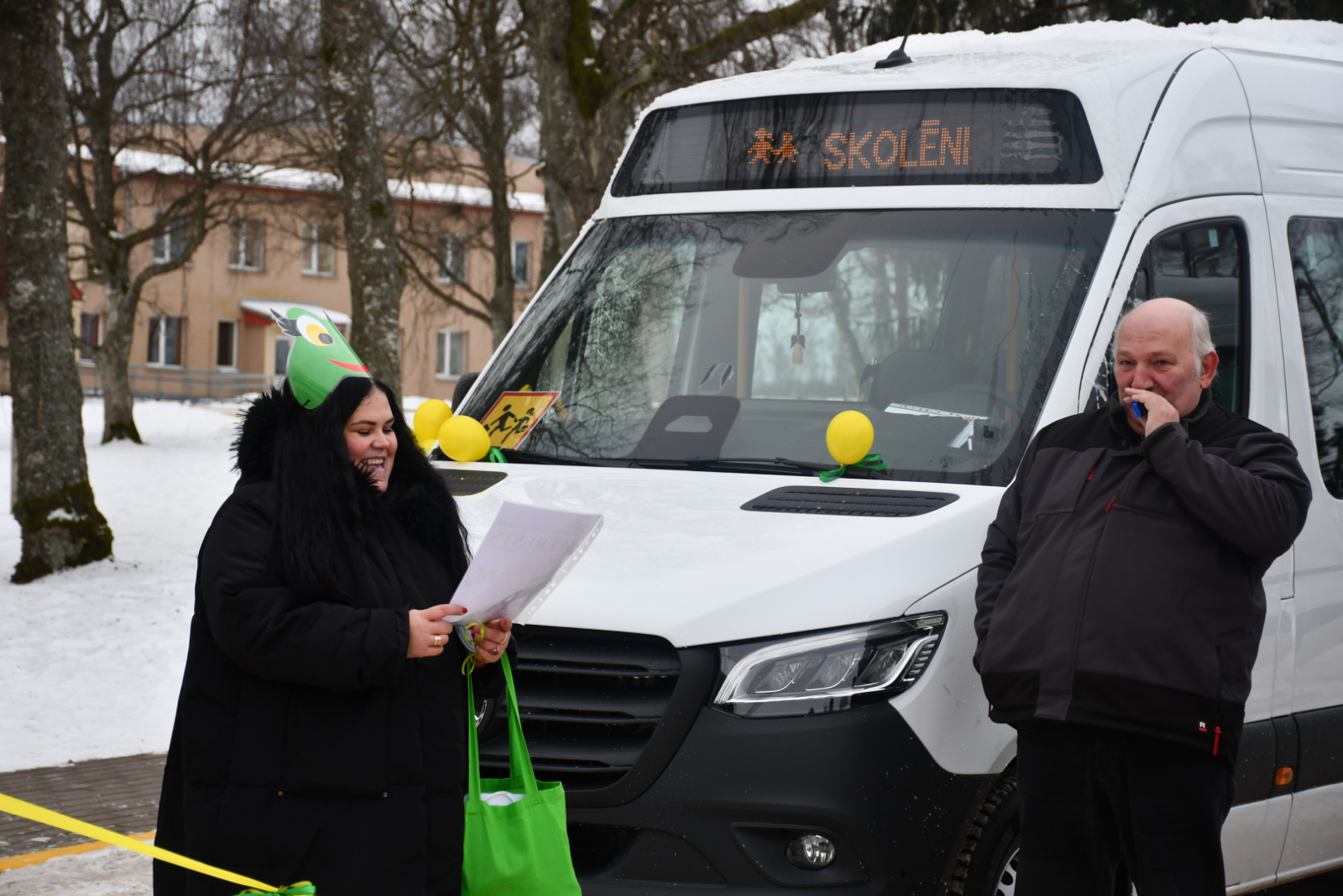 Jauno elektroautobusu svinīgā atklāšana