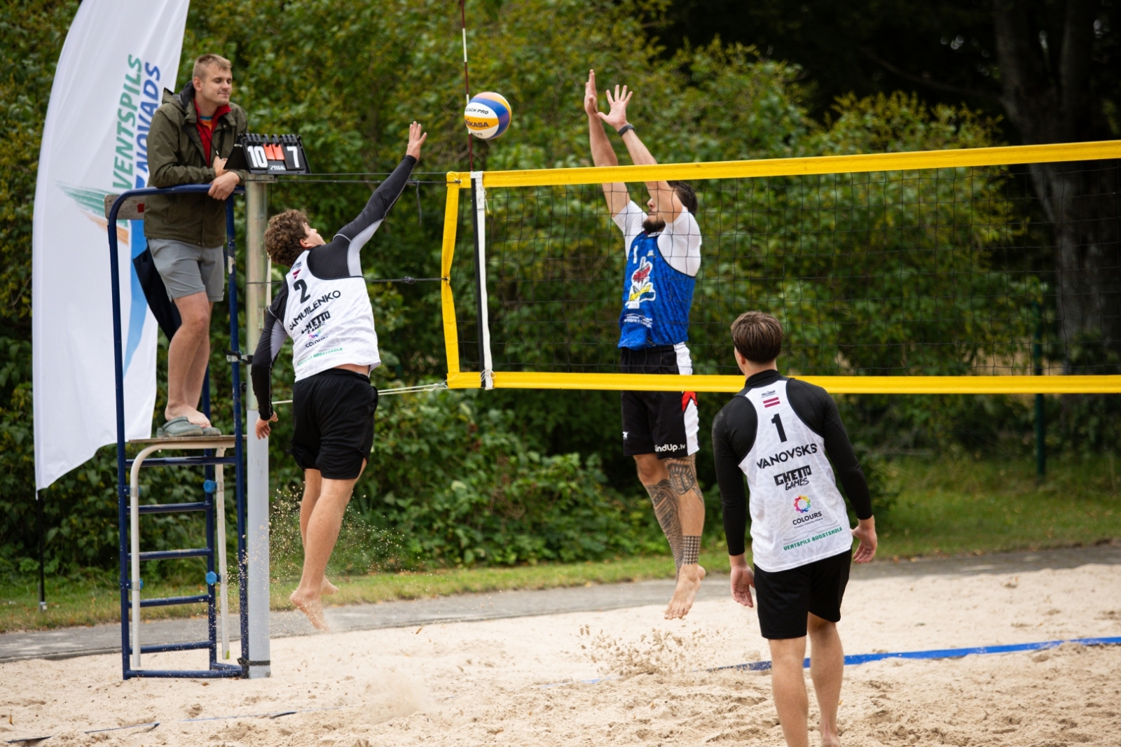 Noslēdzies Ventspils novada čempionāts pludmales volejbolā vīriešiem