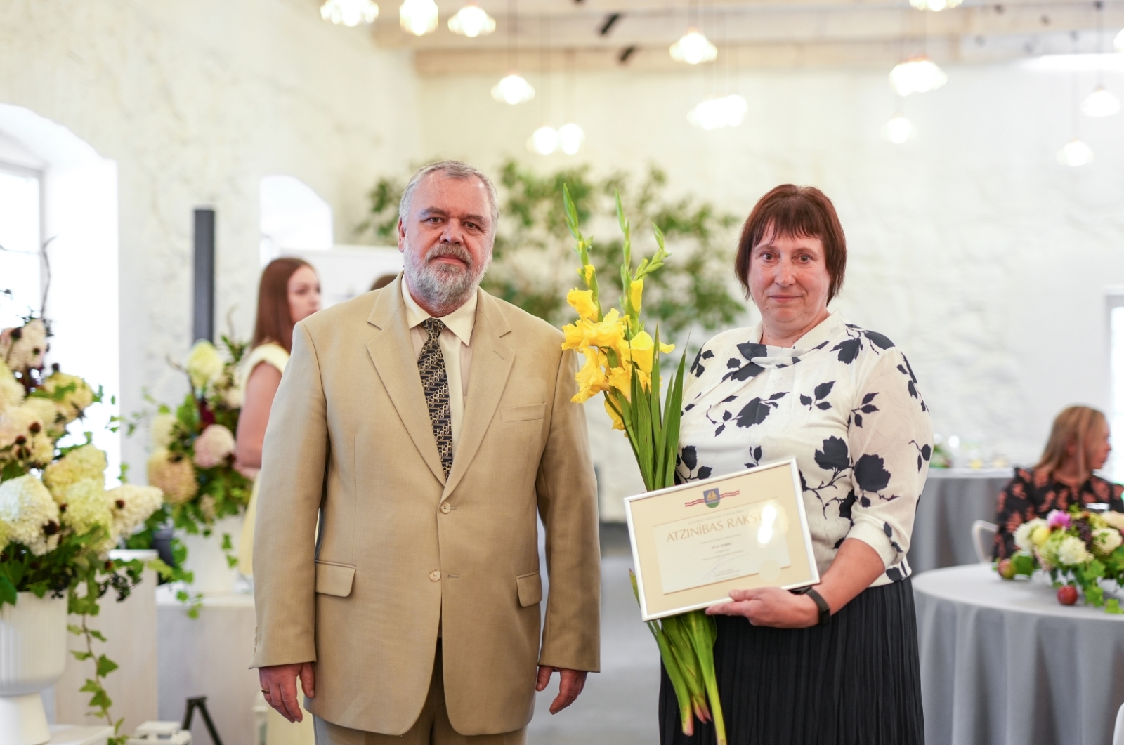 Vārves muižā tika sveikti pedagogi