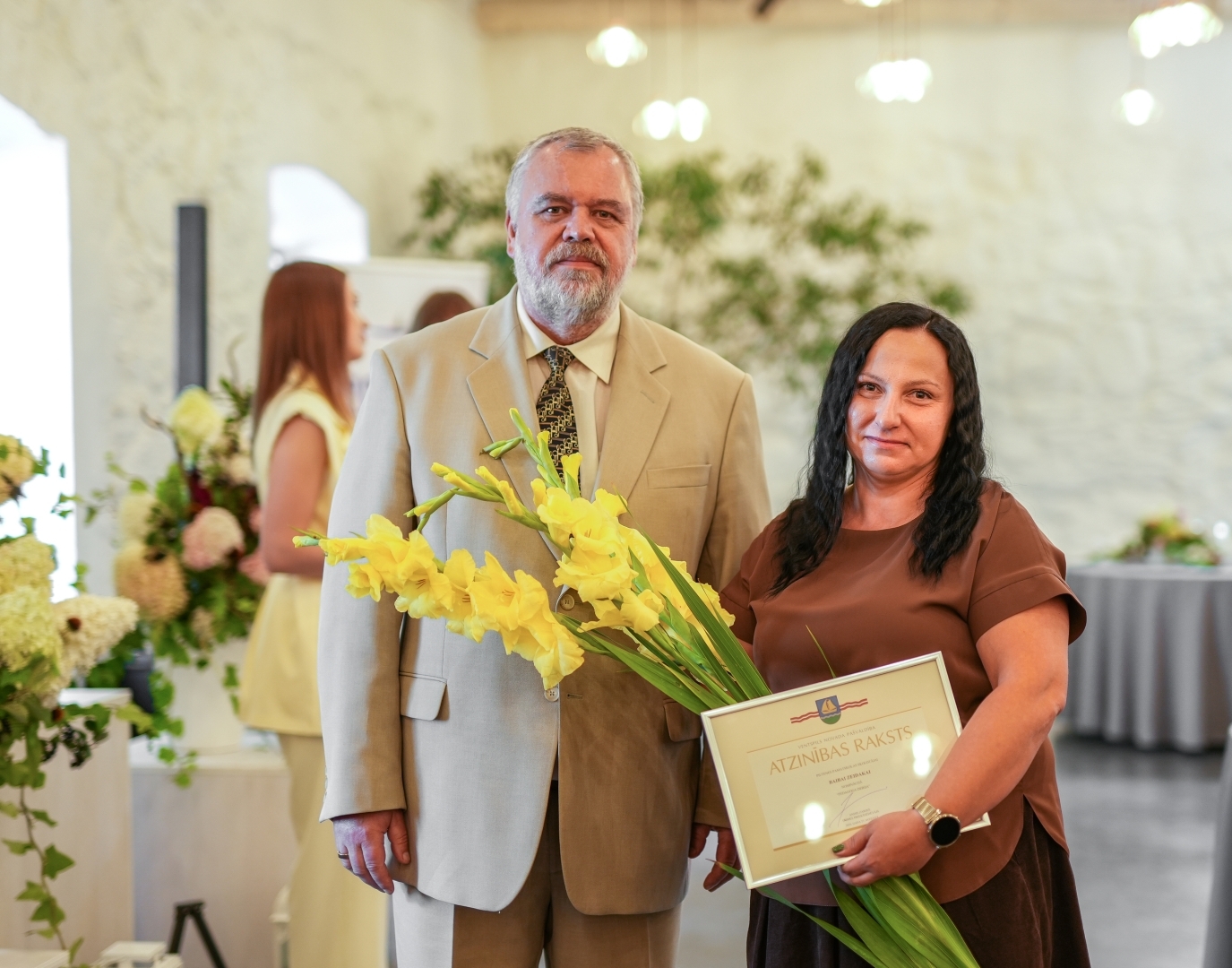 Vārves muižā tika sveikti pedagogi
