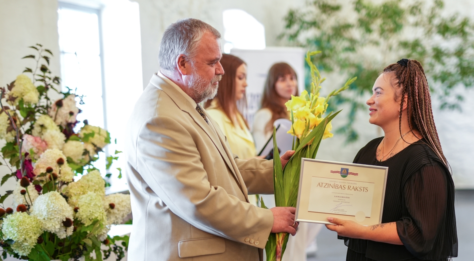 Vārves muižā tika sveikti pedagogi