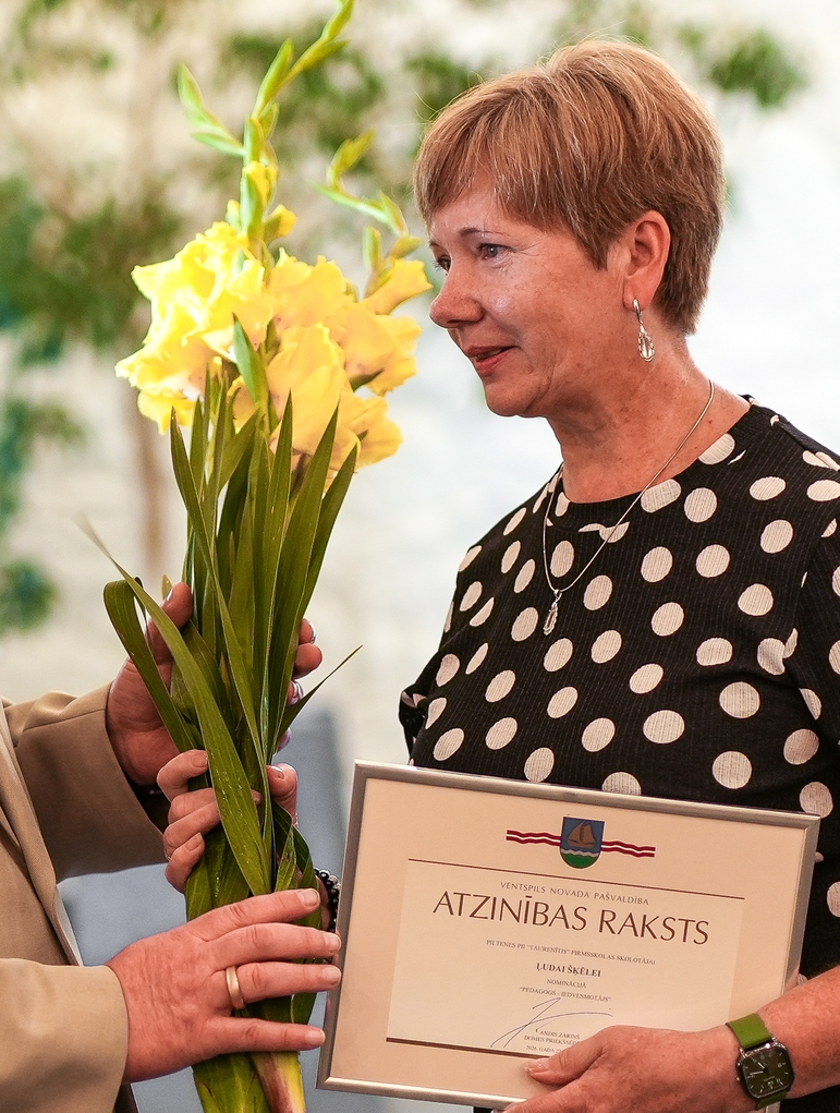 Vārves muižā tika sveikti pedagogi
