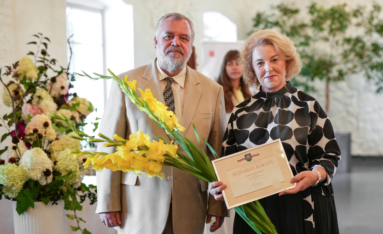 Vārves muižā tika sveikti pedagogi