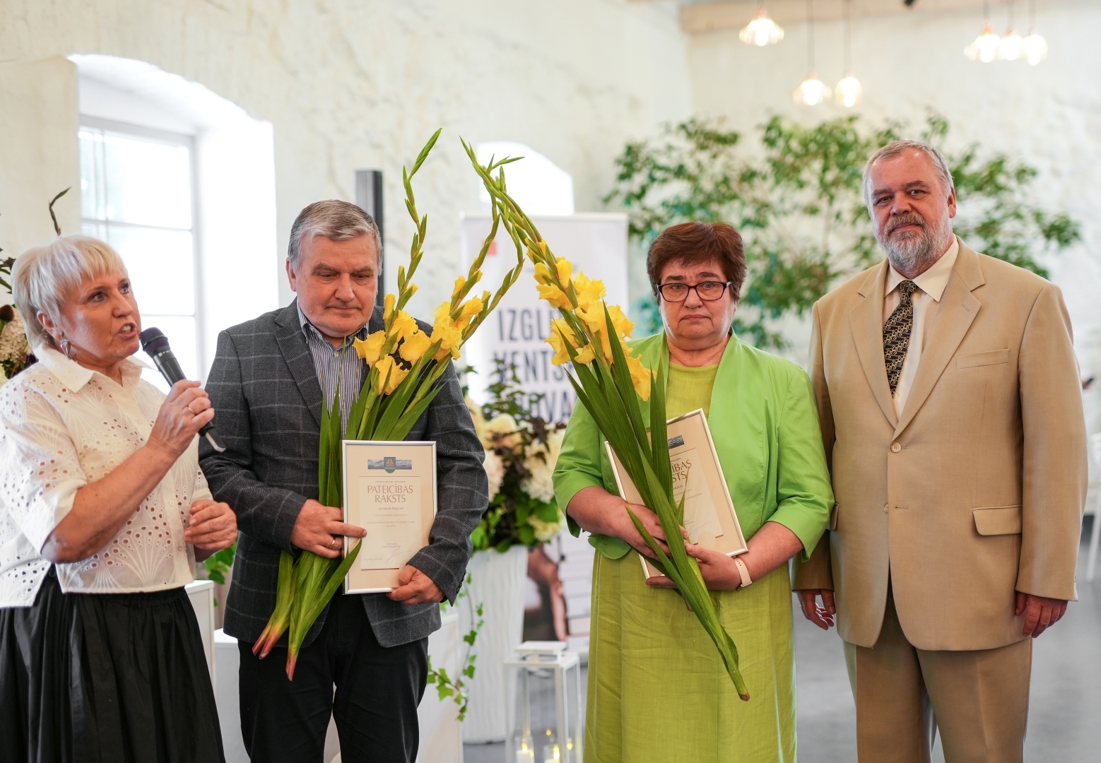 Vārves muižā tika sveikti pedagogi