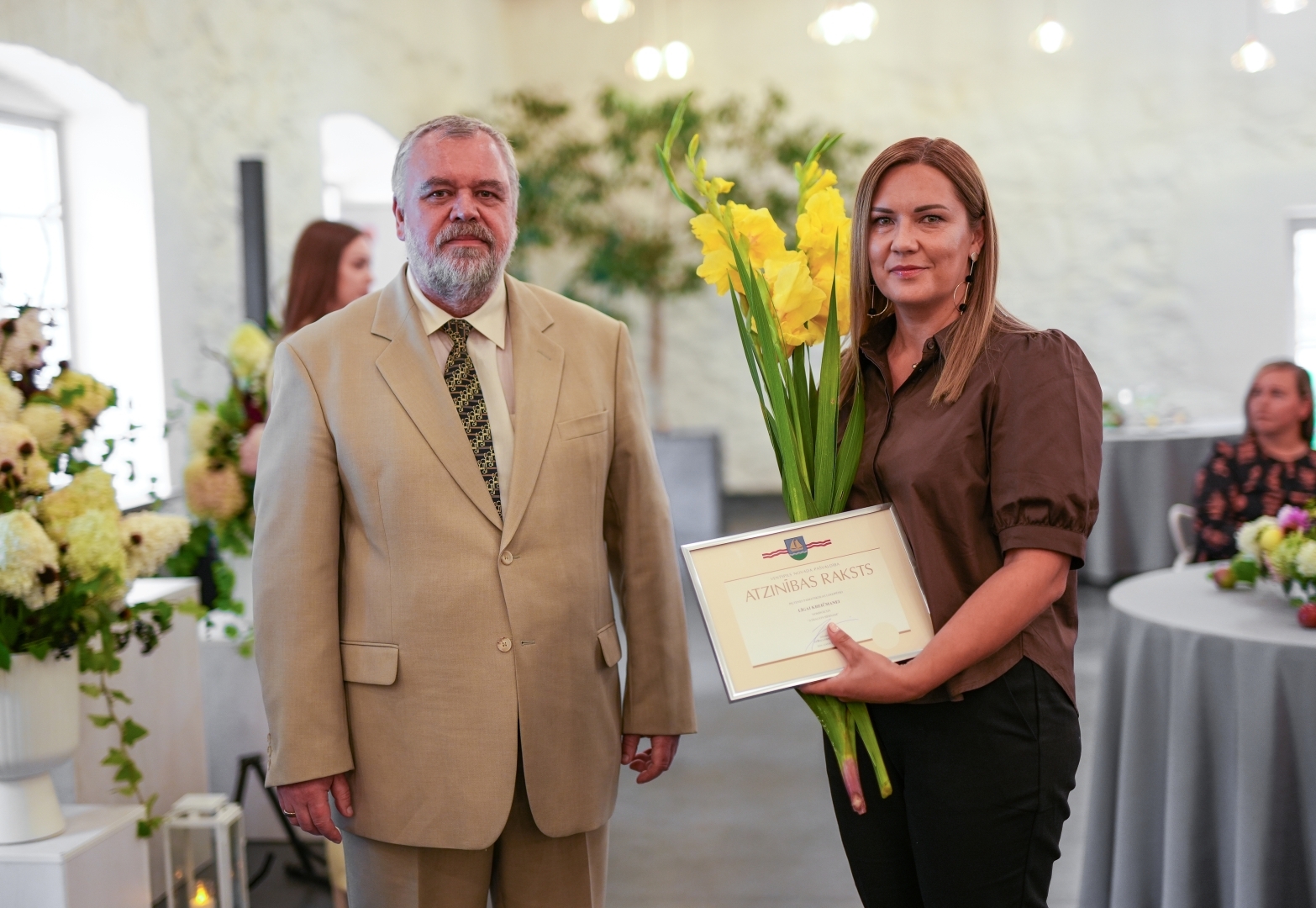 Vārves muižā tika sveikti pedagogi