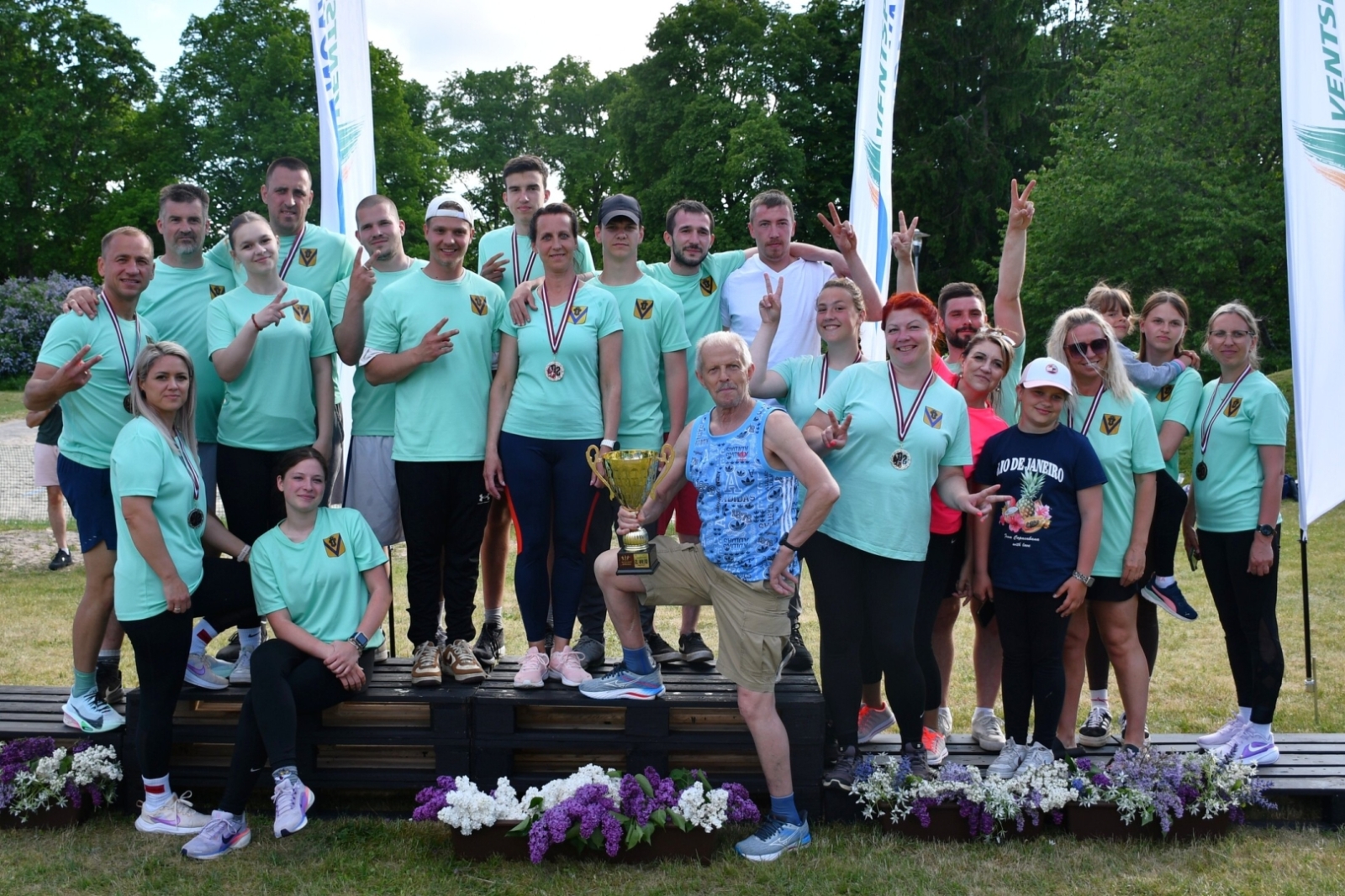 Popē nosvinēti novada sporta svētki