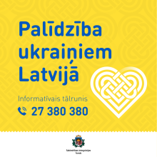 Palīdzība ukraiņiem Latvijā vizuālis