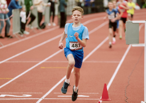 Sportists skrien