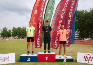 Sportisti ar medaļām