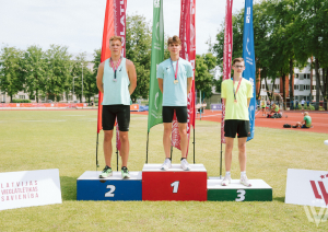 Sportisti ar medaļām