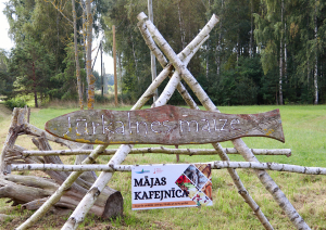 Mājas kafejnīcu dienu zīme
