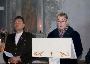 Baznīcā uzrunas